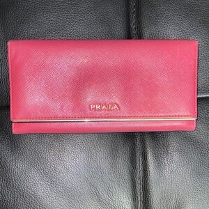 Prada Vibrant Pink Women's Wallet